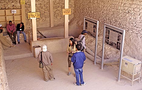 Vstupn prostor Tutanchamonovy hrobky