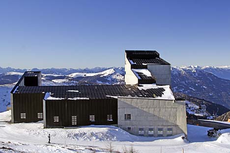 Horní stanice kabinkové lanovky Kaiserburgbahn II.