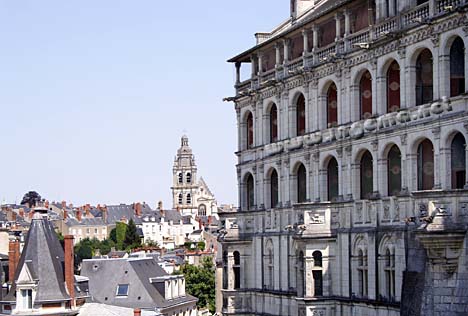 Fasda zmku v Blois