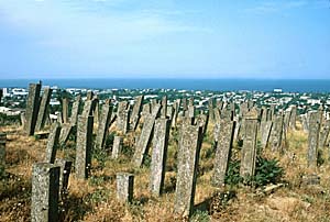 Derbent - starý hřbitov