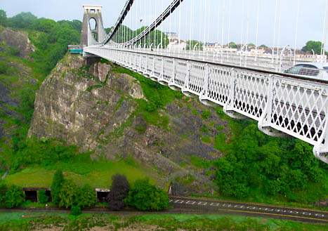 Stolet most nedaleko Bristolu