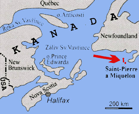 Ostrvky Saint-Pierre a Miquelon