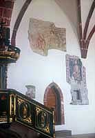 Kostel z Liptovsk Mary byl penesen do skanzenu - interir