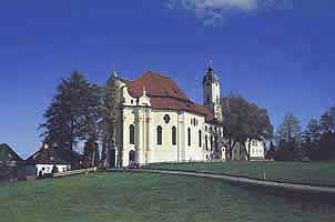 Poutn kostel ve Wies