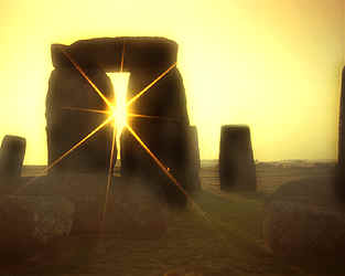 Megality Stonehenge pro srovnání.