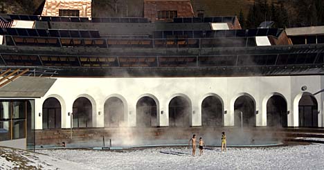 Římské lázně - Römerbad, venkovní bazén.