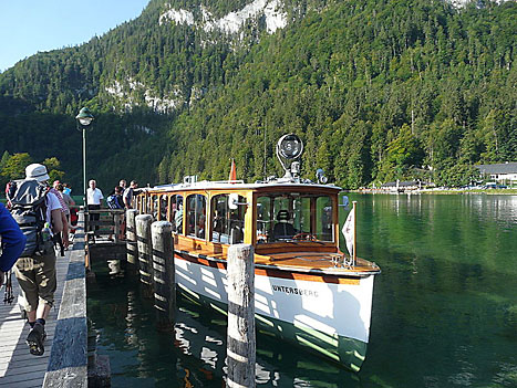 Jezero Knigssee Schnau-Anlegepier