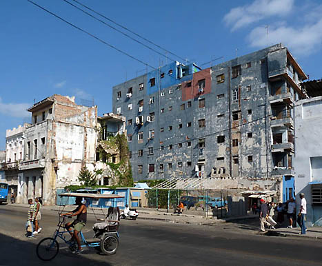 Bicitaxi v cetnro Habana