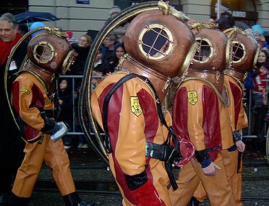 Průvod z doprovodu Sinterklaase