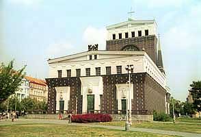 Plečnikův kostel Nejsvětějšího Srdce Páně