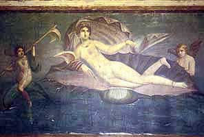 Freska Venuše v mušli
