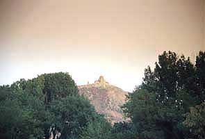 Chrám Džvari, pohled z Mcchety