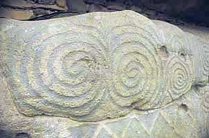 Detail ornamentu z Newgrange