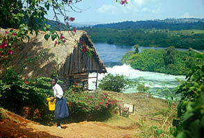 Vodopády Bujagali