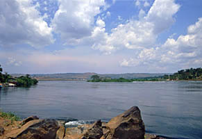 Nil vytéká z Viktorina jezera.