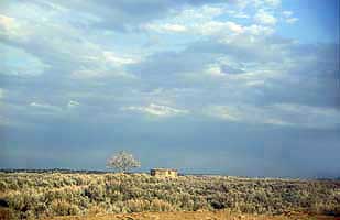 Krajina v které leží kaňon Chaco