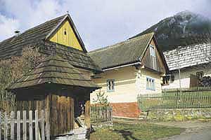 Vlkolínec - typická architektura
